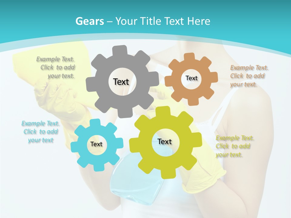 Alone Domestic Female PowerPoint Template