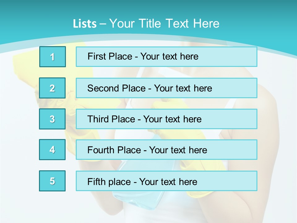 Alone Domestic Female PowerPoint Template