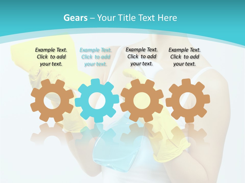 Alone Domestic Female PowerPoint Template