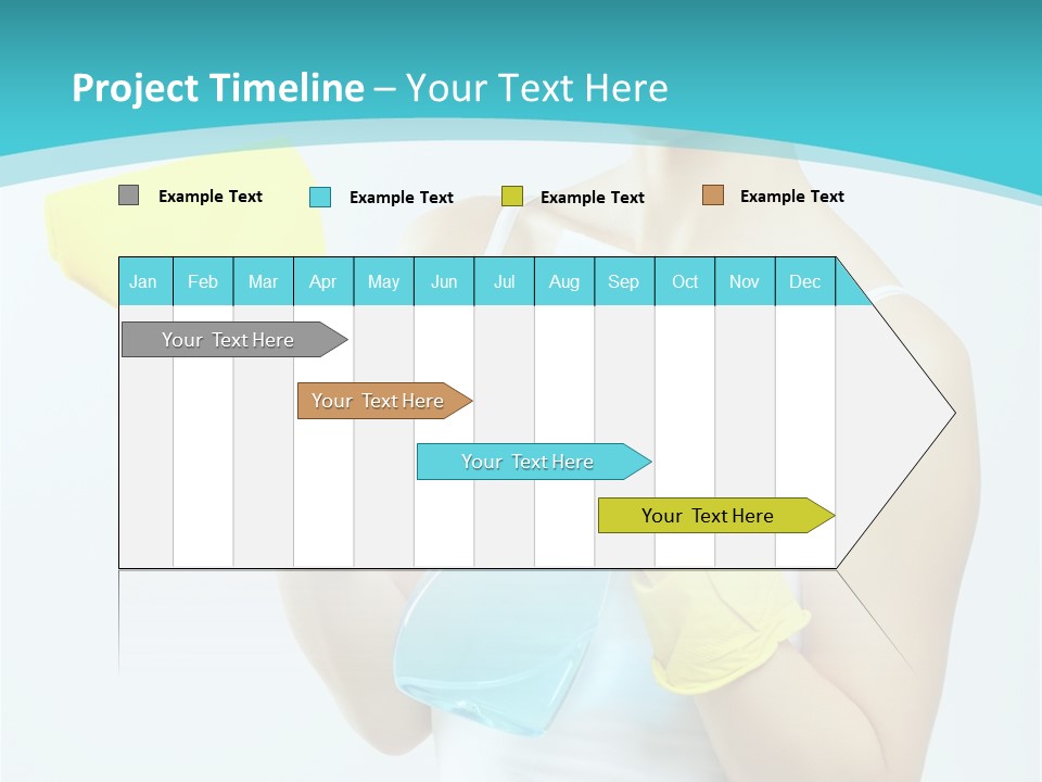 Alone Domestic Female PowerPoint Template