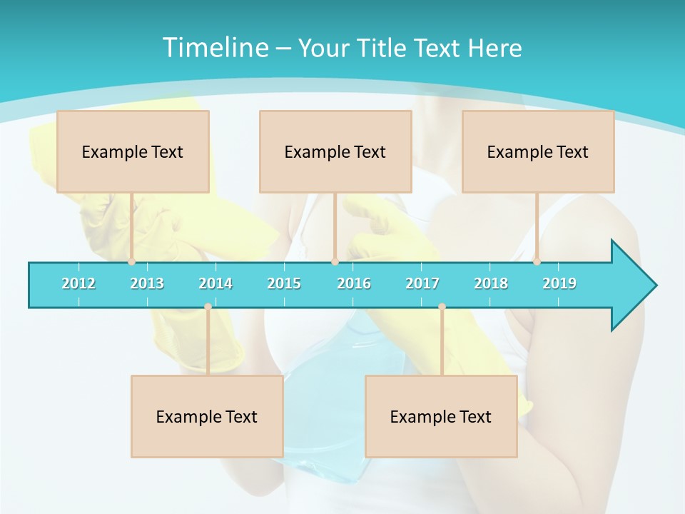 Alone Domestic Female PowerPoint Template