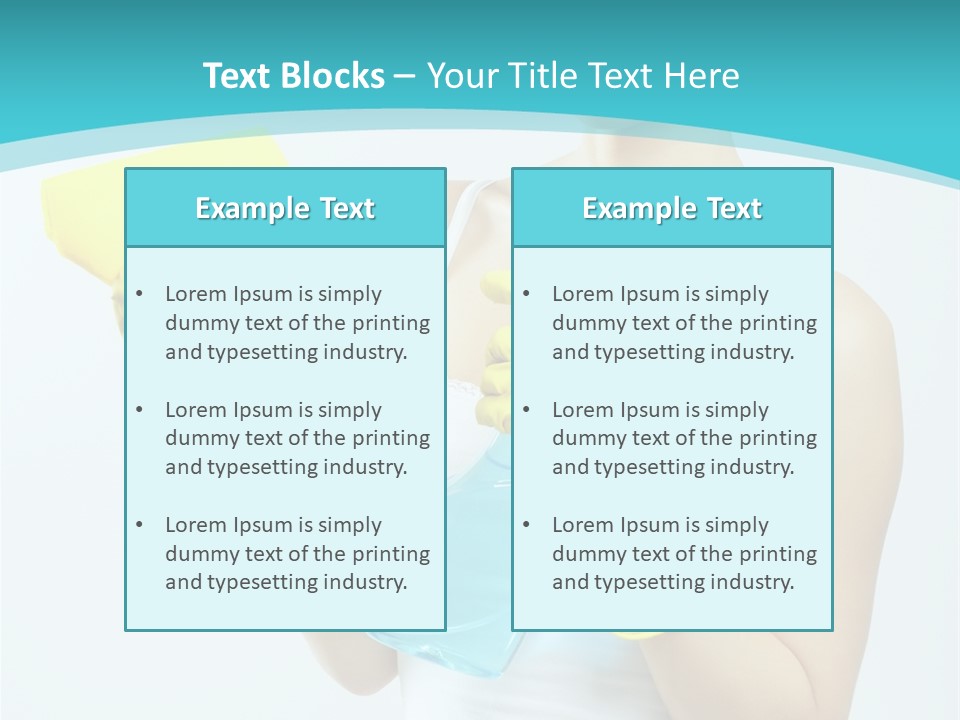 Alone Domestic Female PowerPoint Template