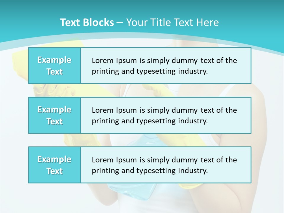 Alone Domestic Female PowerPoint Template