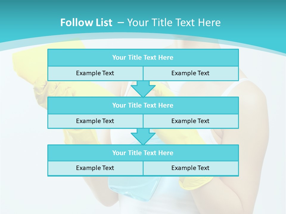 Alone Domestic Female PowerPoint Template