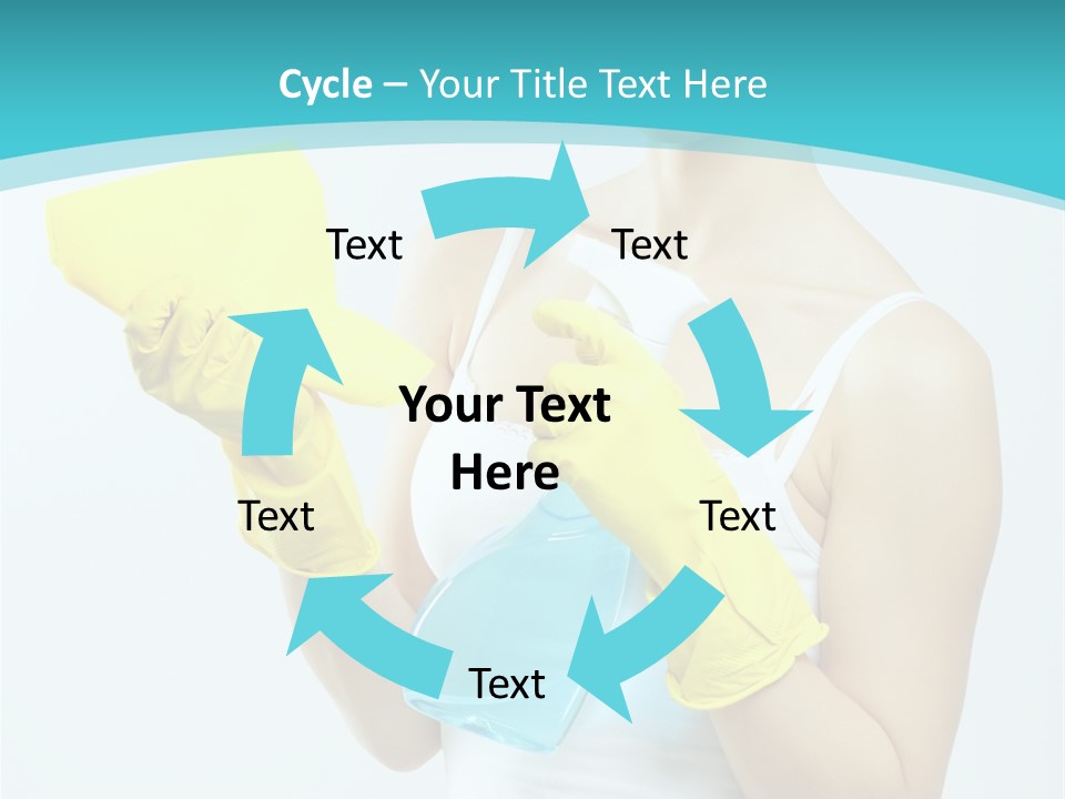 Alone Domestic Female PowerPoint Template