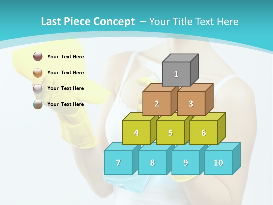 Alone Domestic Female PowerPoint Template