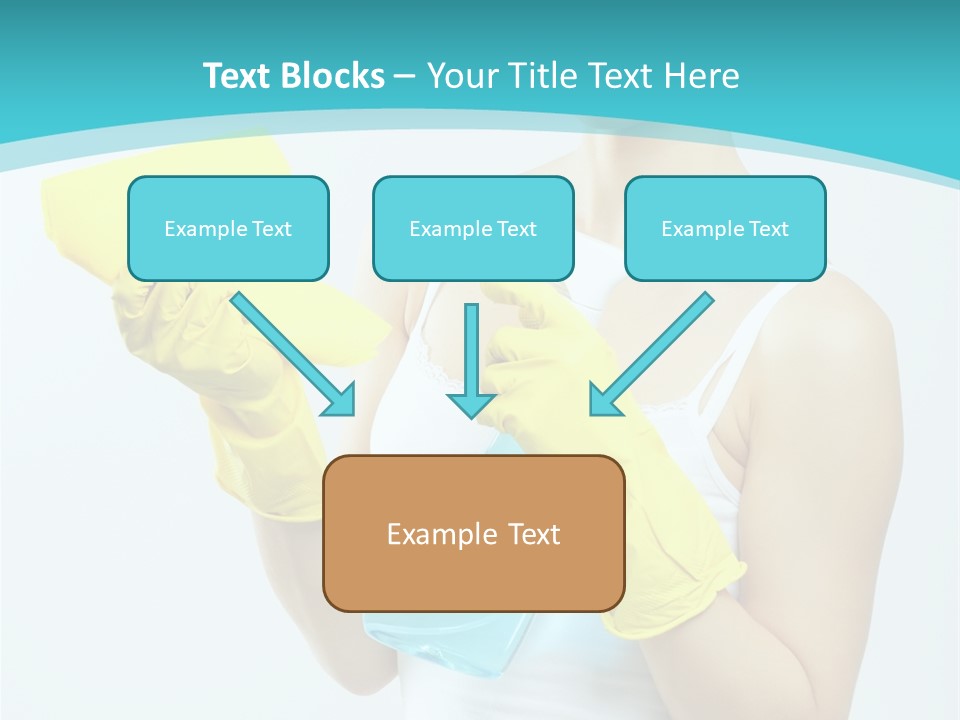 Alone Domestic Female PowerPoint Template