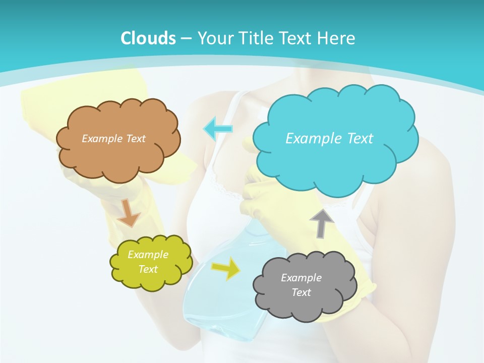 Alone Domestic Female PowerPoint Template