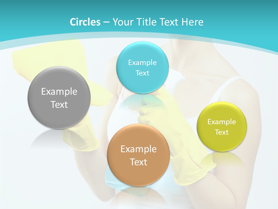 Alone Domestic Female PowerPoint Template