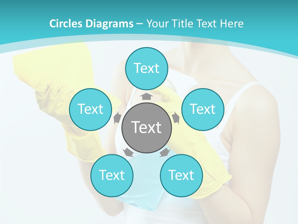 Alone Domestic Female PowerPoint Template