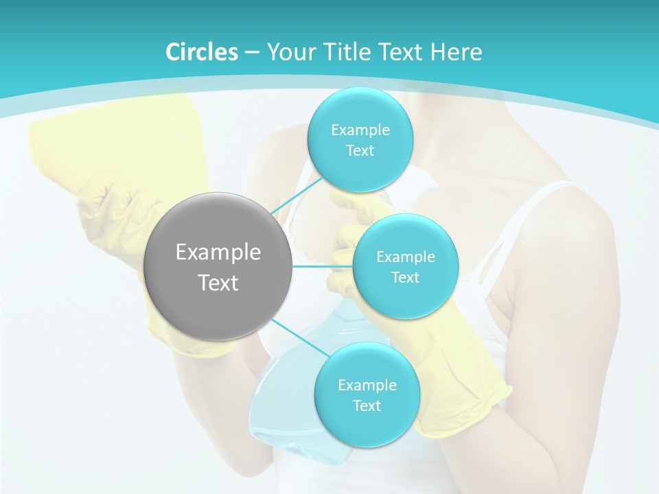 Alone Domestic Female PowerPoint Template