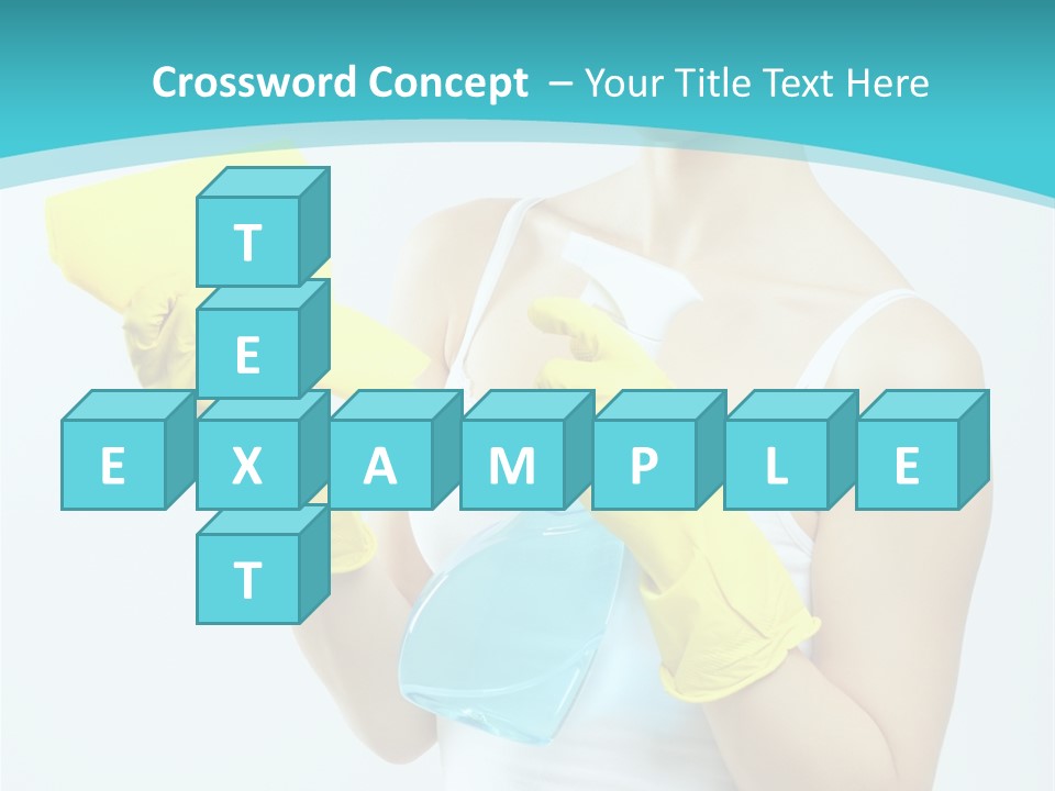 Alone Domestic Female PowerPoint Template