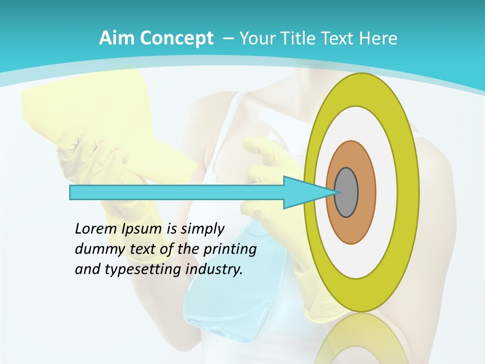 Alone Domestic Female PowerPoint Template