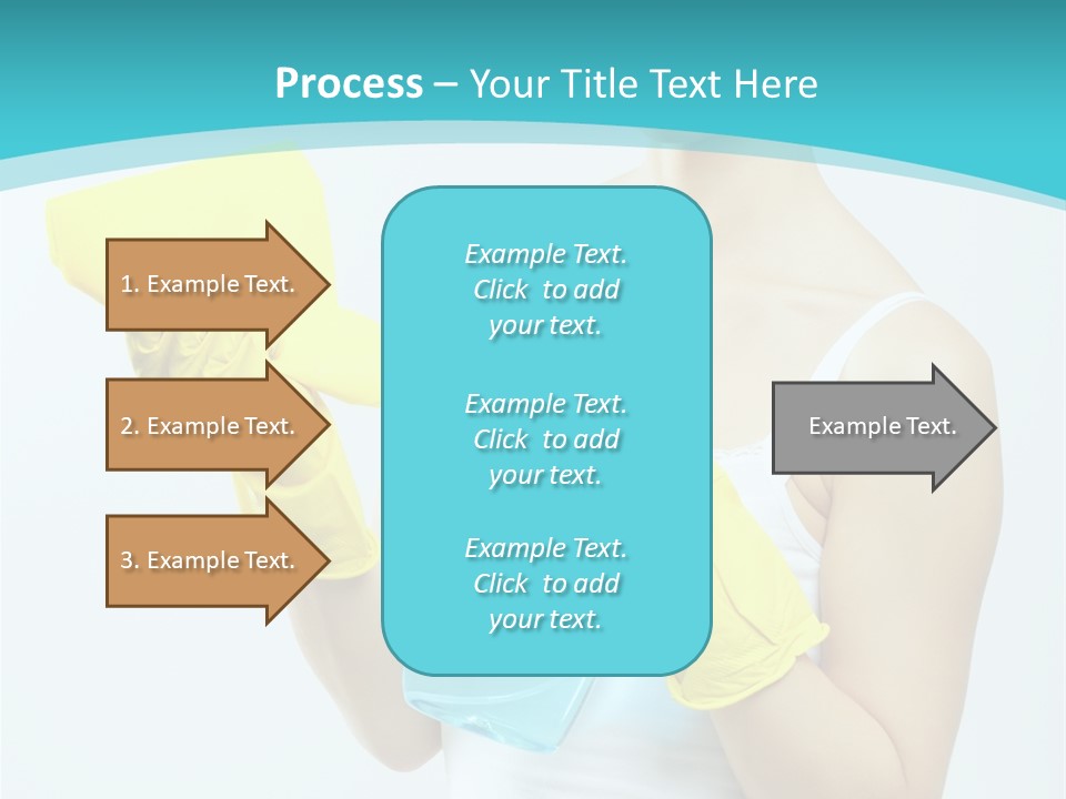 Alone Domestic Female PowerPoint Template