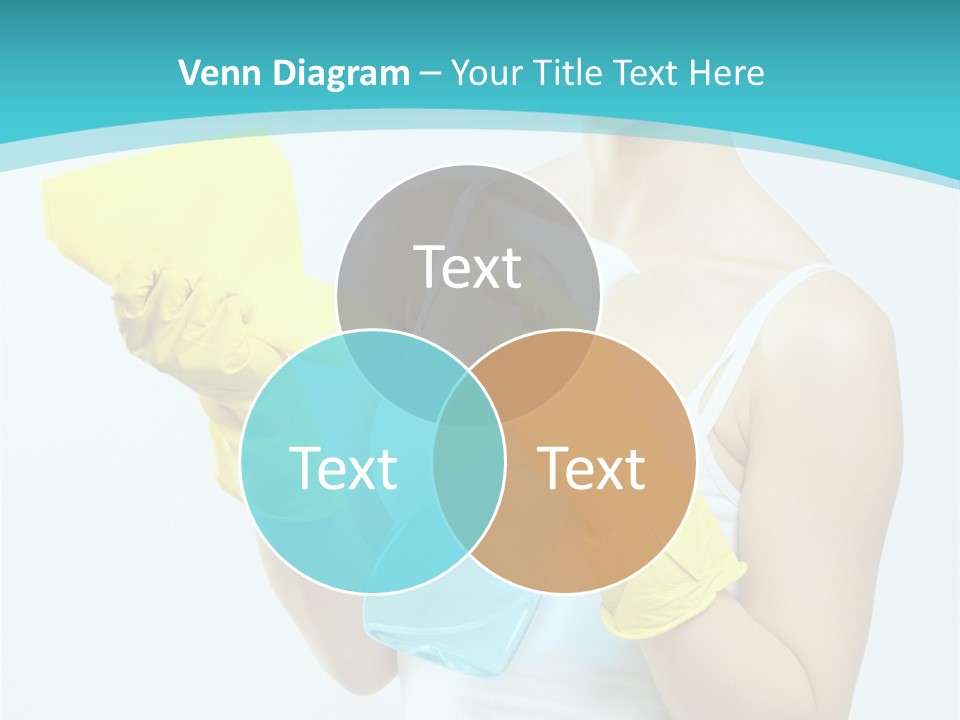 Alone Domestic Female PowerPoint Template