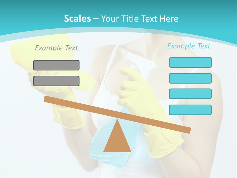 Alone Domestic Female PowerPoint Template