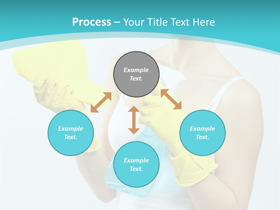 Alone Domestic Female PowerPoint Template