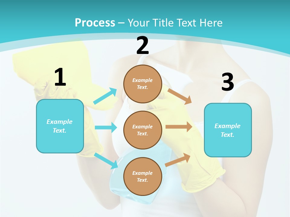Alone Domestic Female PowerPoint Template