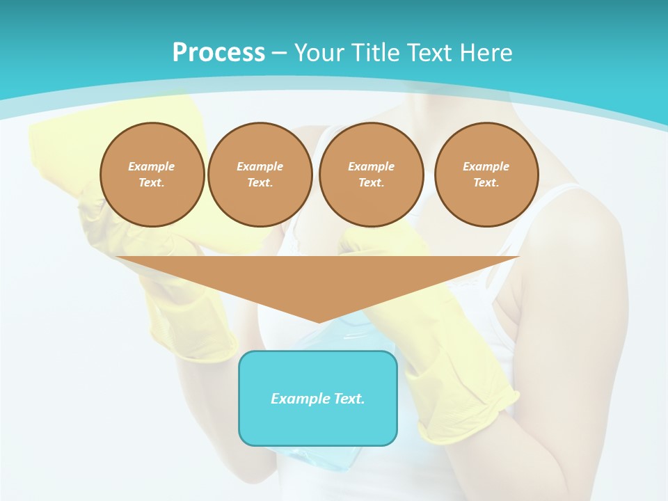 Alone Domestic Female PowerPoint Template