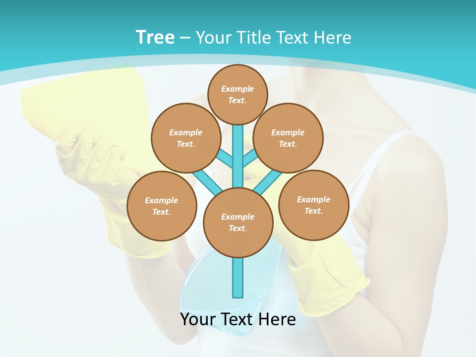 Alone Domestic Female PowerPoint Template