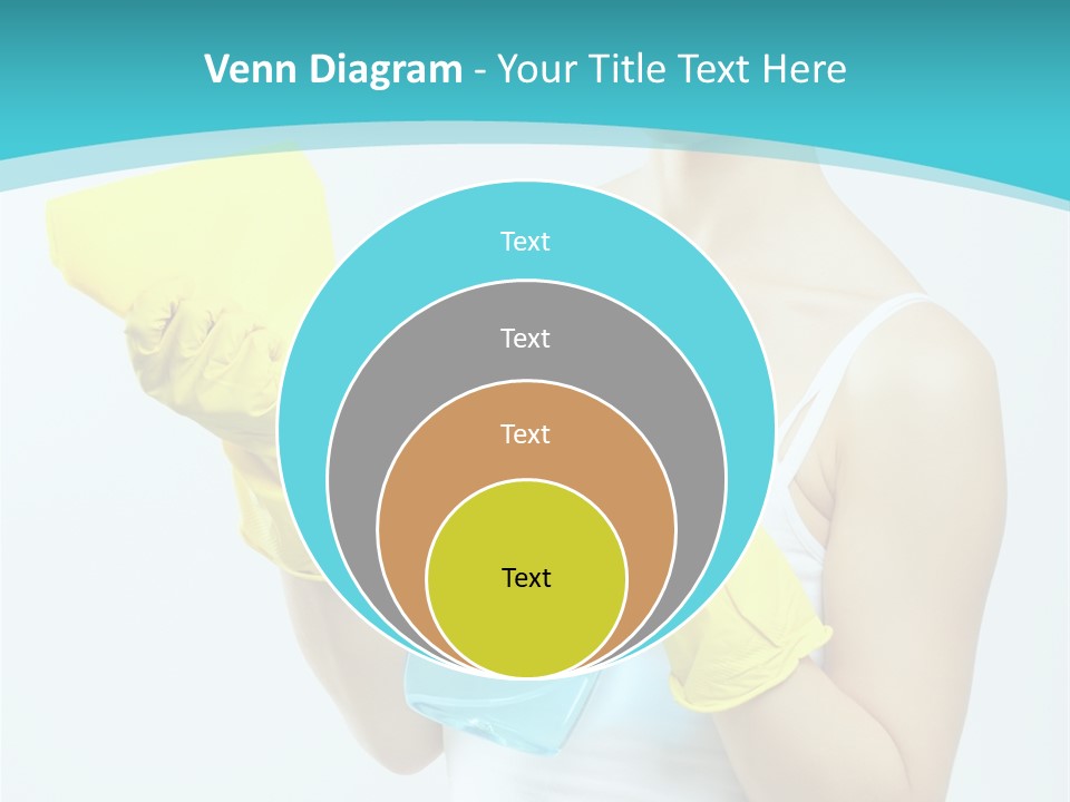 Alone Domestic Female PowerPoint Template