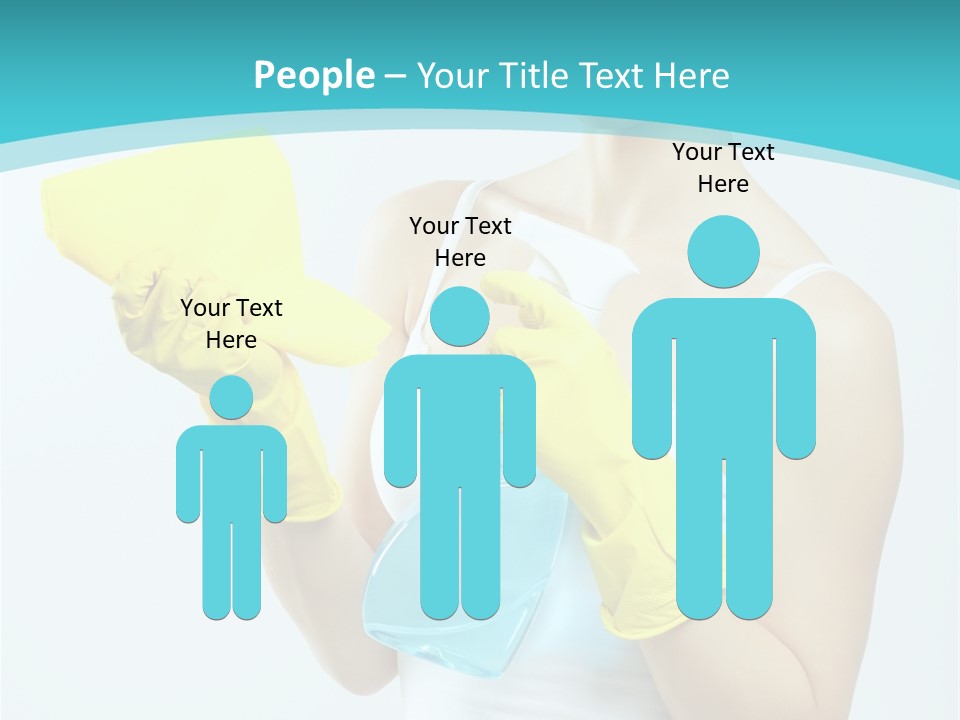 Alone Domestic Female PowerPoint Template