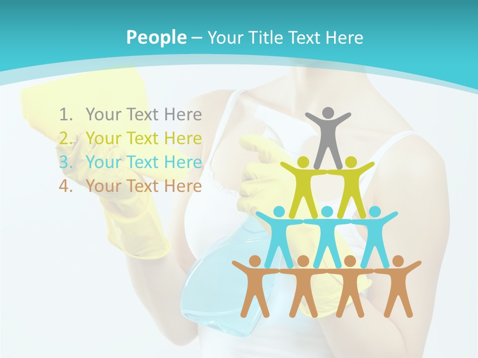 Alone Domestic Female PowerPoint Template