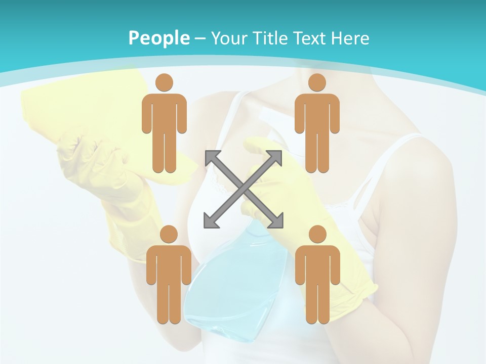 Alone Domestic Female PowerPoint Template