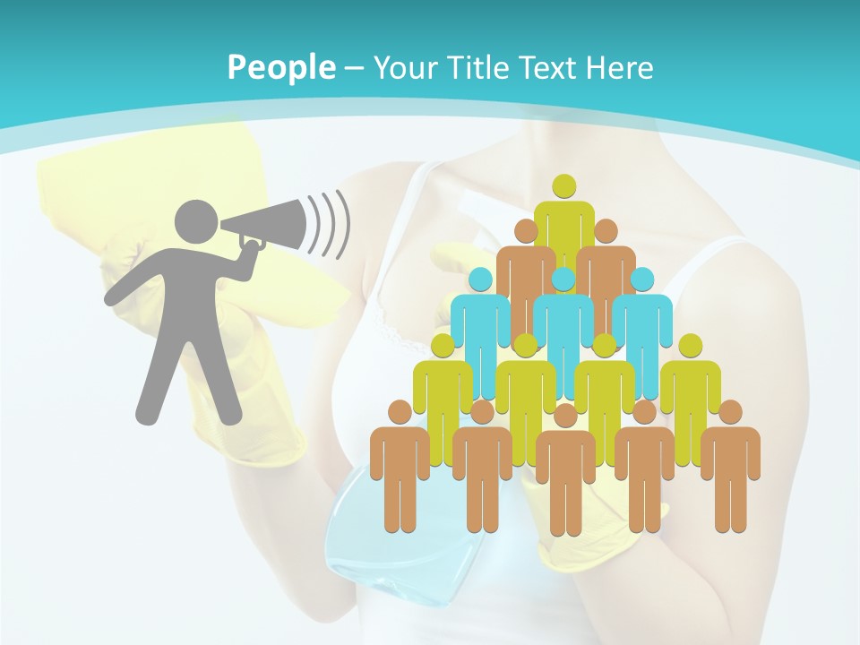 Alone Domestic Female PowerPoint Template