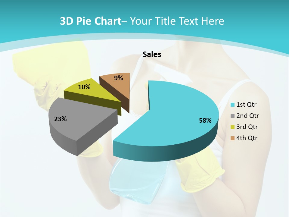 Alone Domestic Female PowerPoint Template