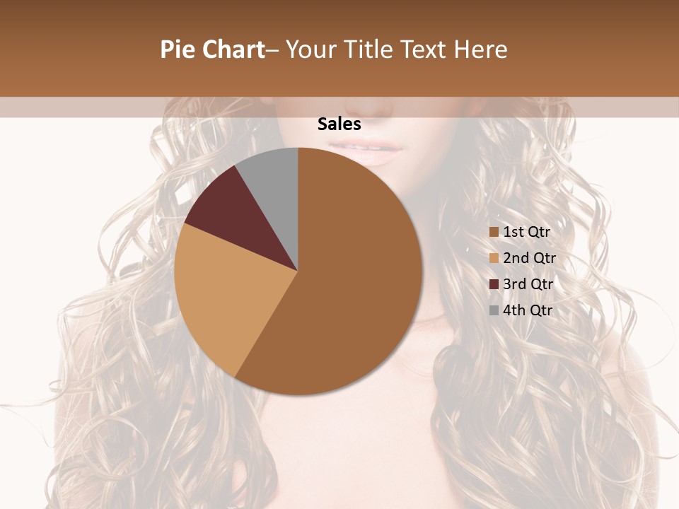 Hair Portrait Sensual PowerPoint Template