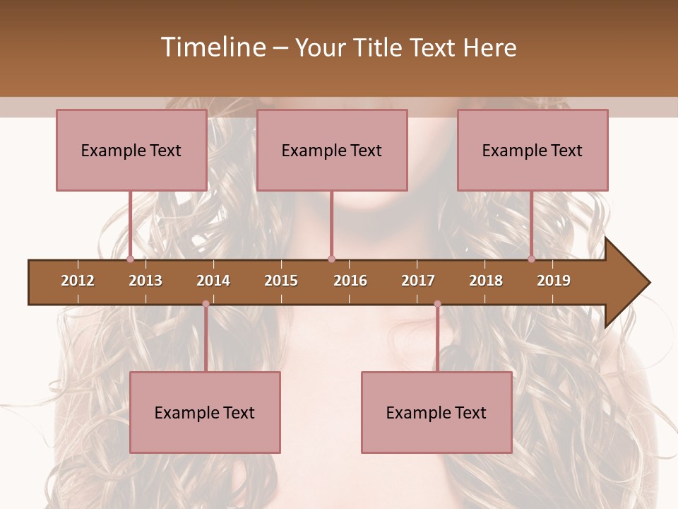 Hair Portrait Sensual PowerPoint Template