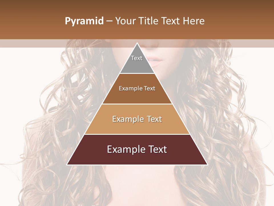 Hair Portrait Sensual PowerPoint Template