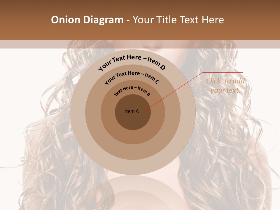 Hair Portrait Sensual PowerPoint Template