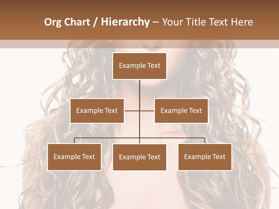 Hair Portrait Sensual PowerPoint Template