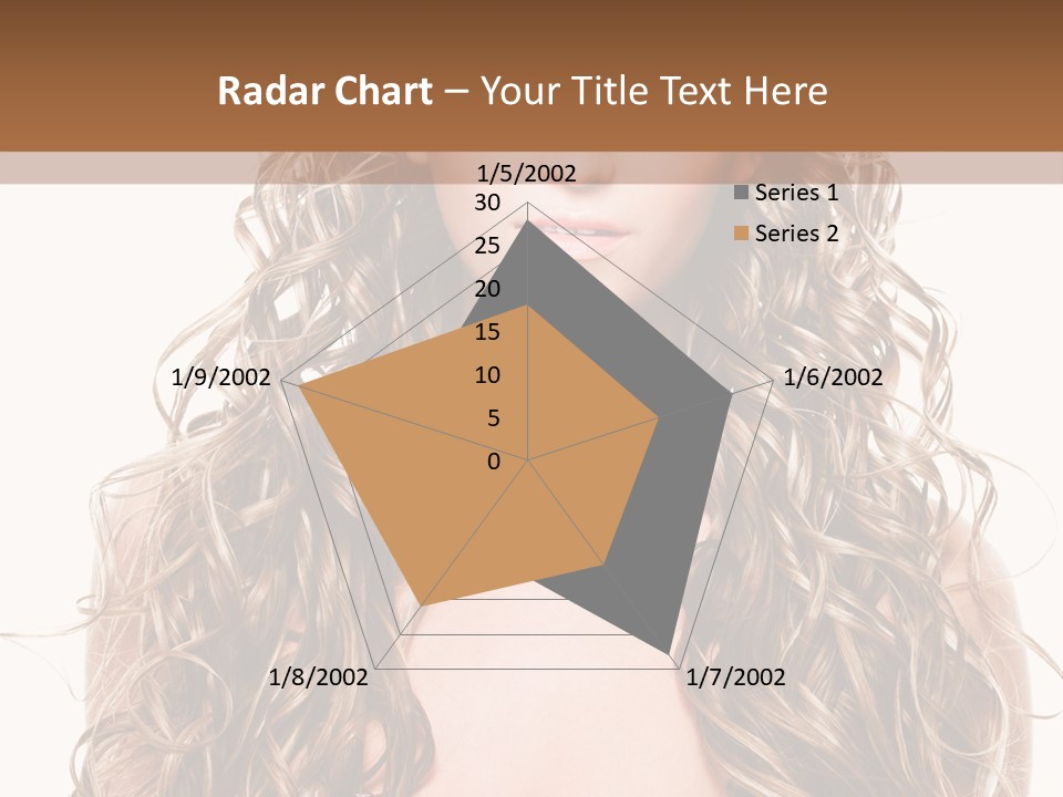 Hair Portrait Sensual PowerPoint Template
