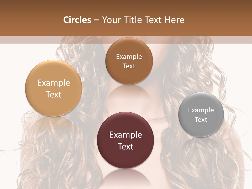 Hair Portrait Sensual PowerPoint Template