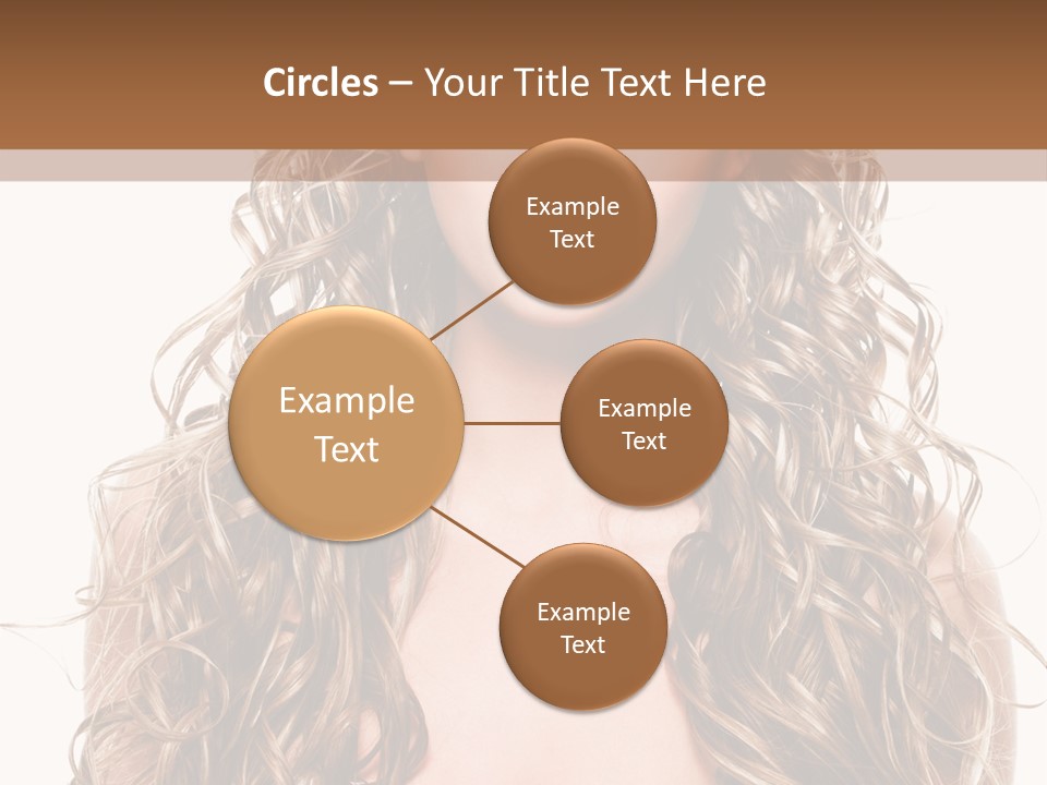 Hair Portrait Sensual PowerPoint Template