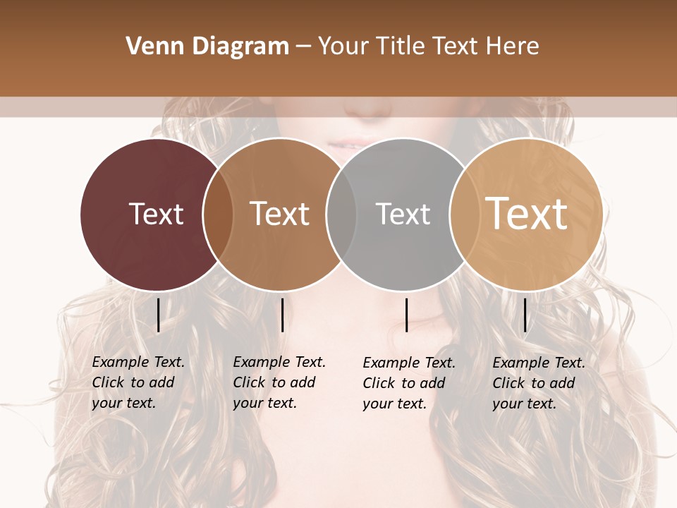 Hair Portrait Sensual PowerPoint Template