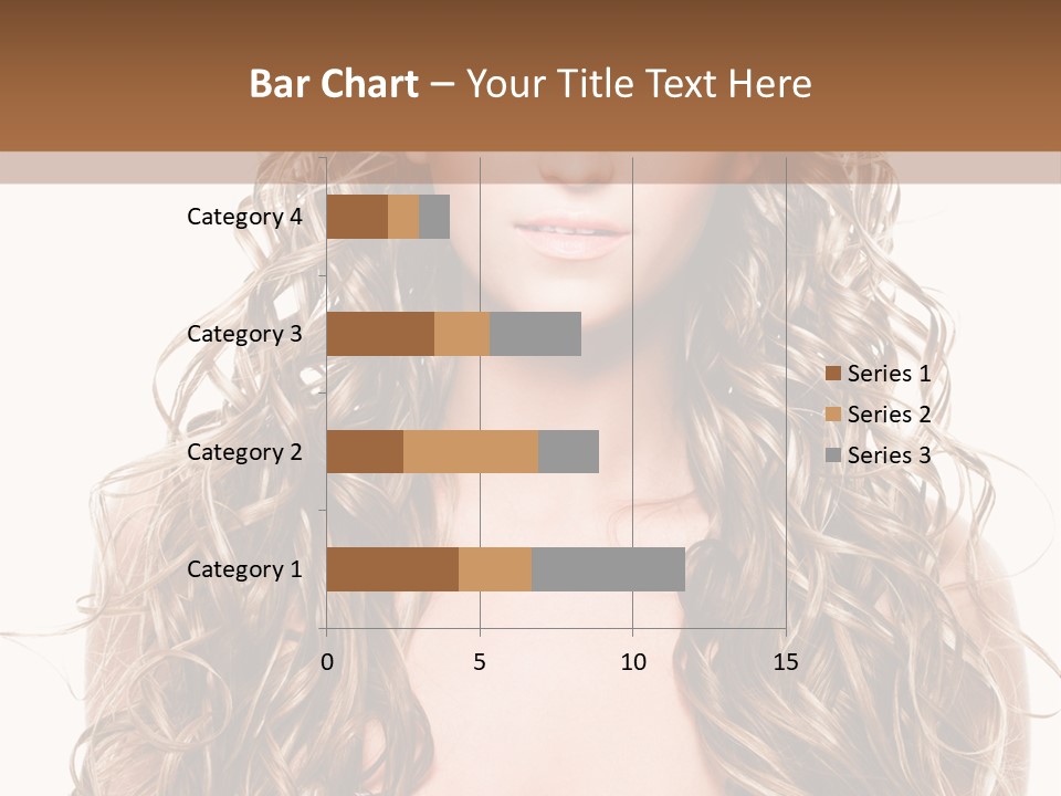 Hair Portrait Sensual PowerPoint Template