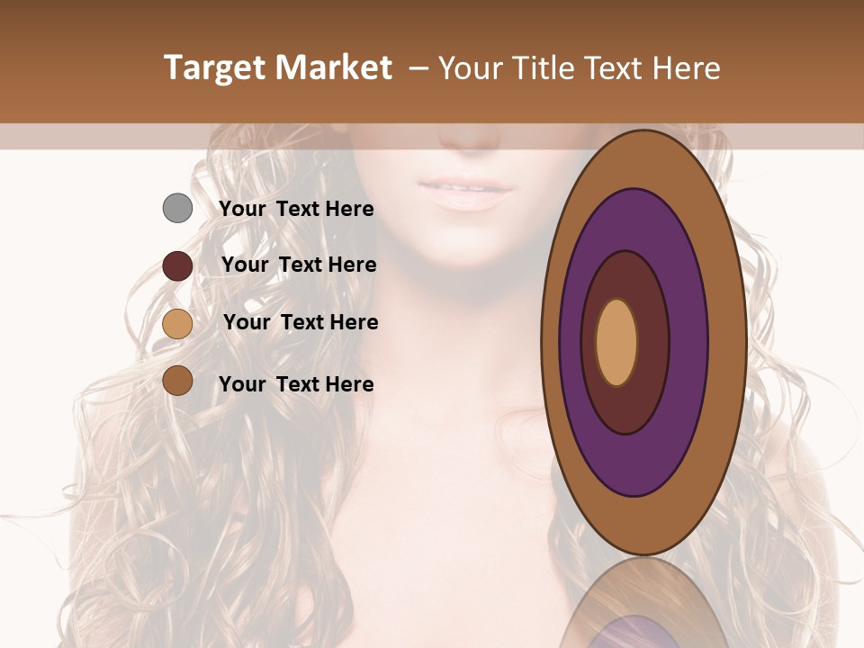 Hair Portrait Sensual PowerPoint Template