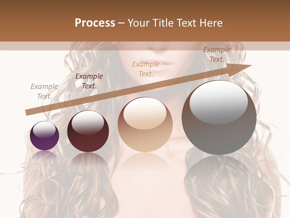 Hair Portrait Sensual PowerPoint Template