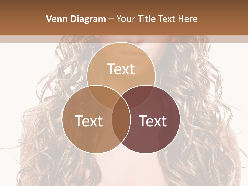 Hair Portrait Sensual PowerPoint Template