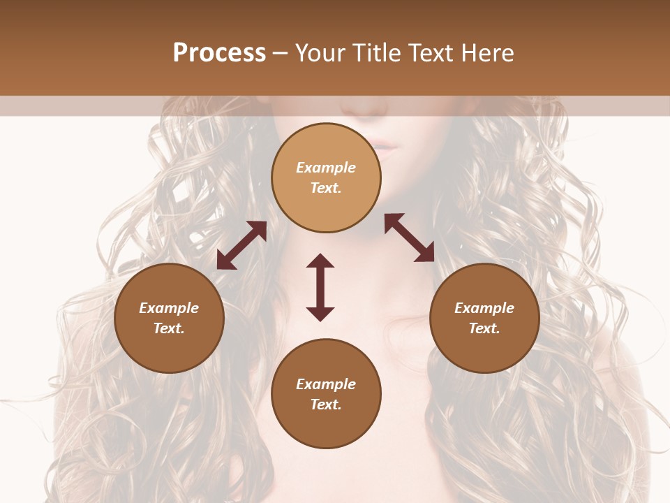 Hair Portrait Sensual PowerPoint Template