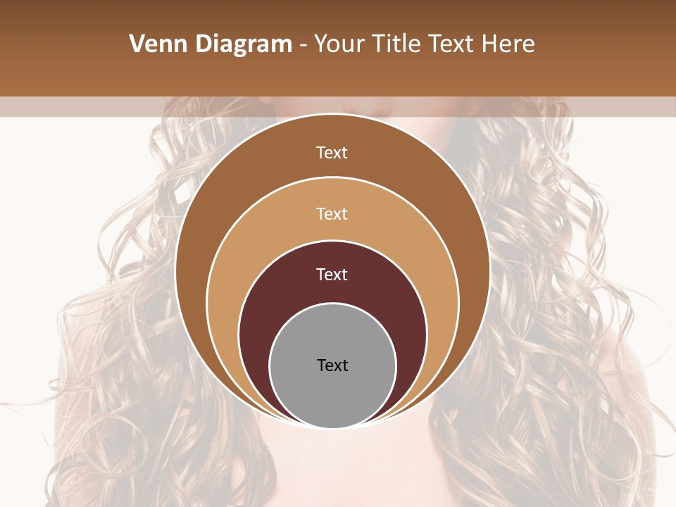 Hair Portrait Sensual PowerPoint Template