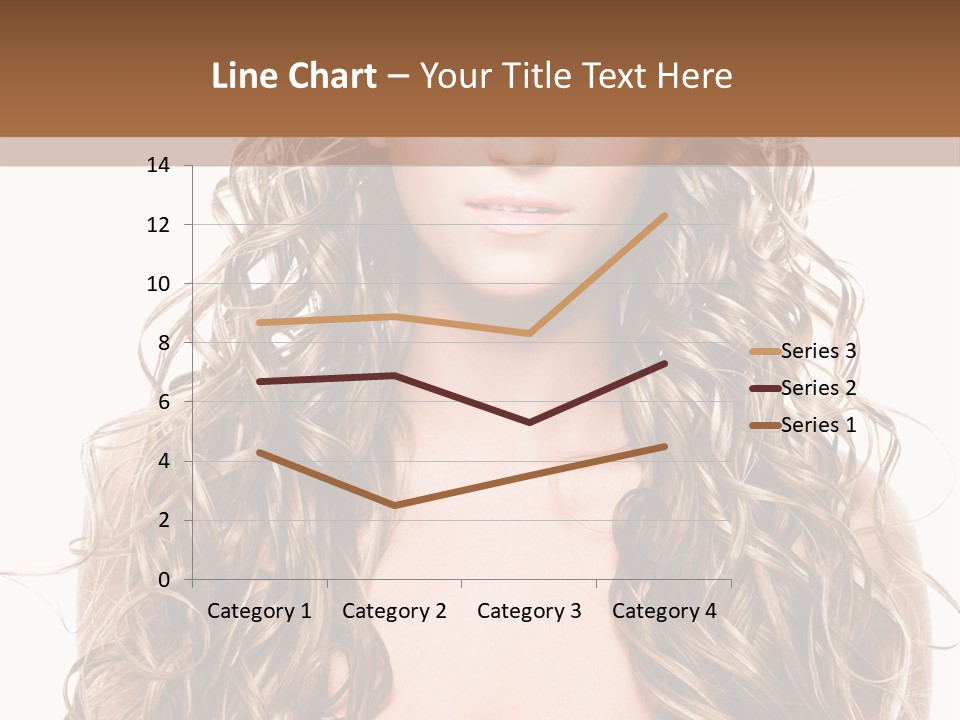 Hair Portrait Sensual PowerPoint Template