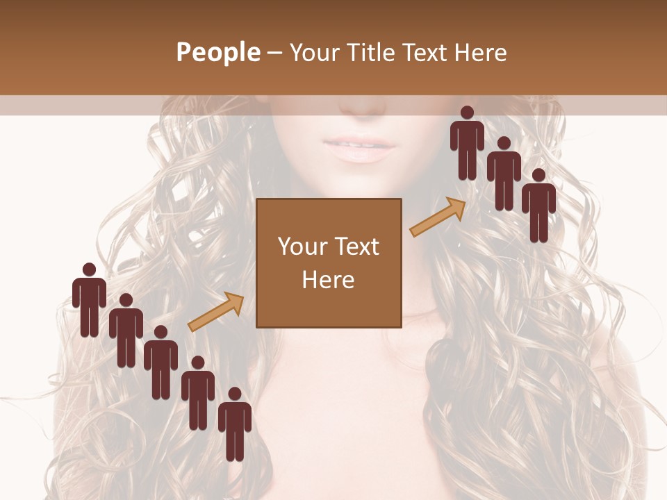 Hair Portrait Sensual PowerPoint Template