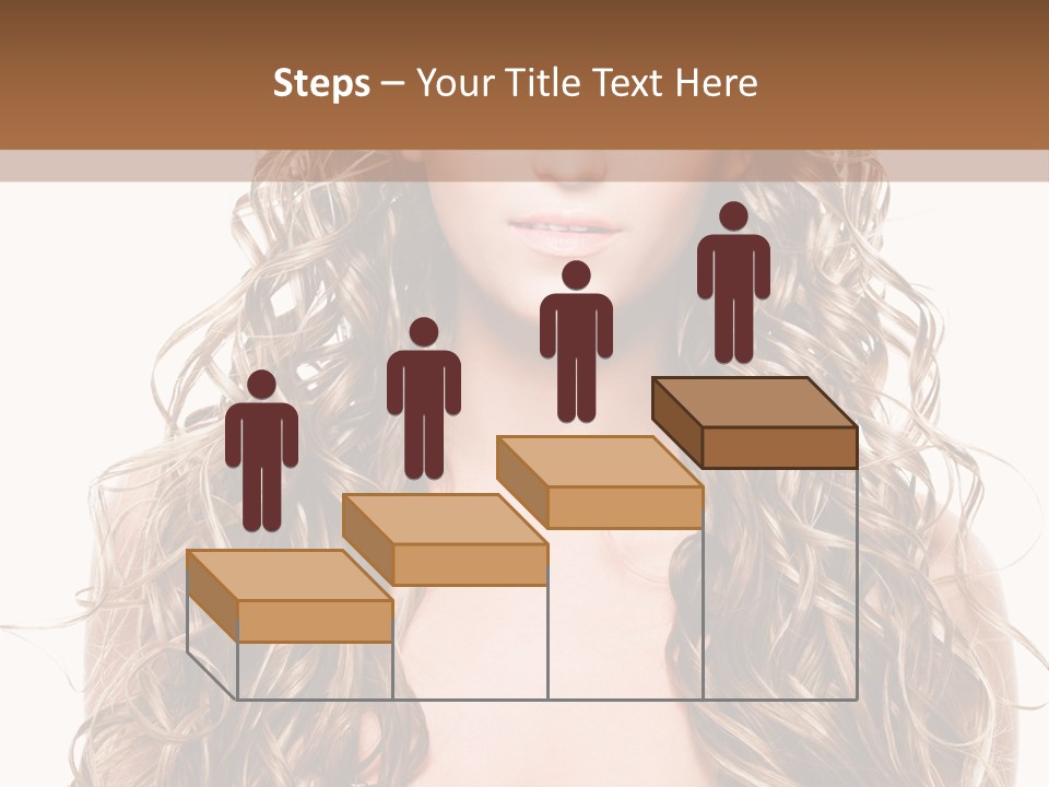 Hair Portrait Sensual PowerPoint Template