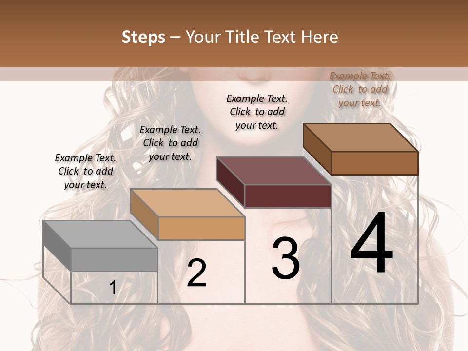 Hair Portrait Sensual PowerPoint Template