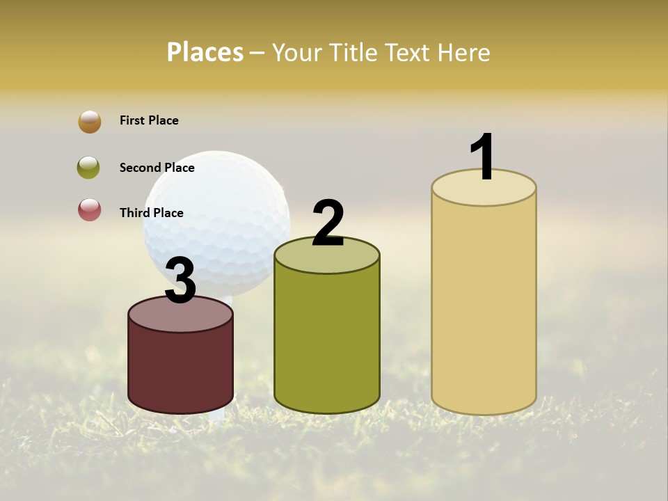 Goal Detail Fairway PowerPoint Template
